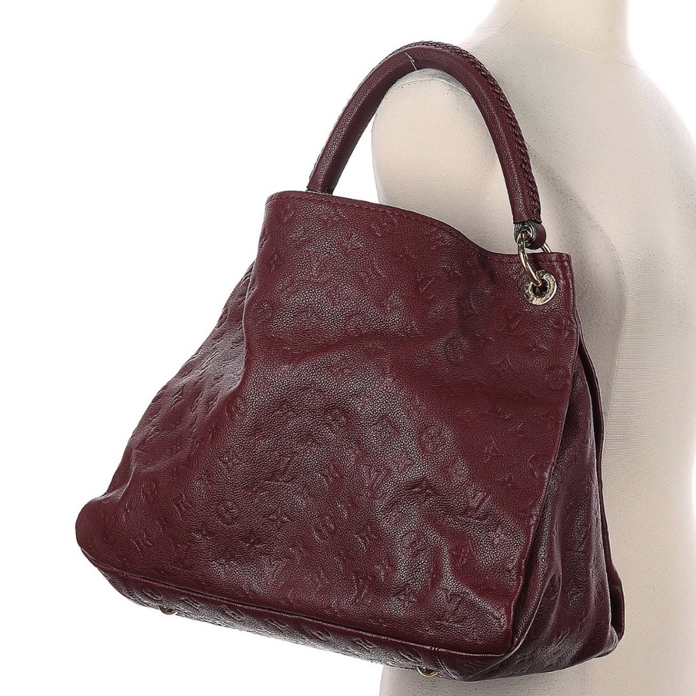 Louis Vuitton Burgundy Empreinte Leather Artsy Excellent Condition - Picture 1 of 9
